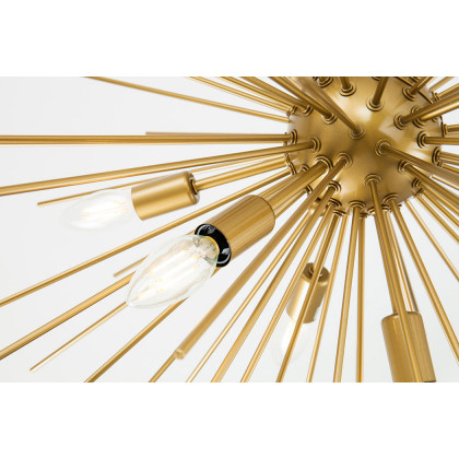 Elegant Pendant Light - Brass, L 30" (LD5039D30BR)