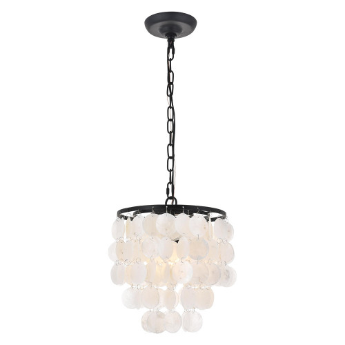 Elegant Selene 1 Light Pendant - Black, L 10" (LD5050D10BK)