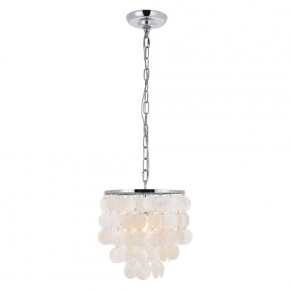 Elegant Selene 1 Light Pendant - Chrome, L 10" (LD5050D10C)