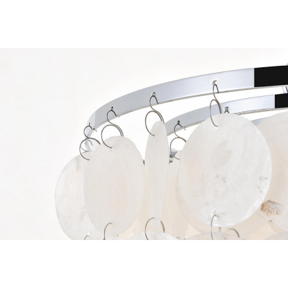 Elegant Selene 1 Light Pendant - Chrome, L 10" (LD5050D10C)