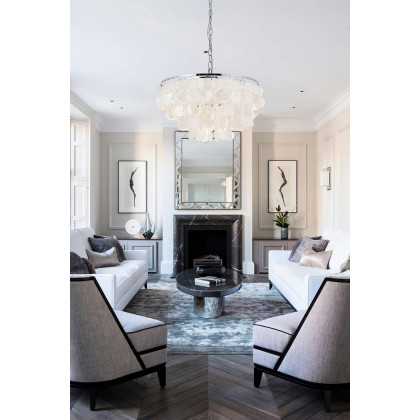 Elegant Selene 1 Light Pendant - Chrome, L 20" (LD5050D20C)