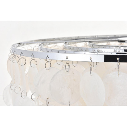 Elegant Selene 1 Light Pendant - Chrome, L 20" (LD5050D20C)