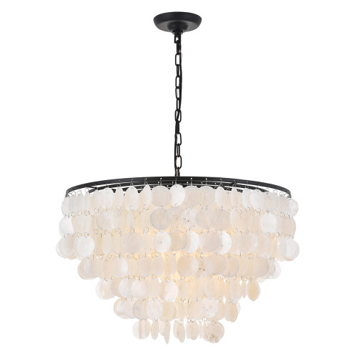 Elegant Selene 1 Light Pendant - Black, L 24" (LD5050D24BK)