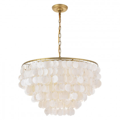 Elegant Selene 1 Light Pendant - Brass, L 24" (LD5050D24BR)