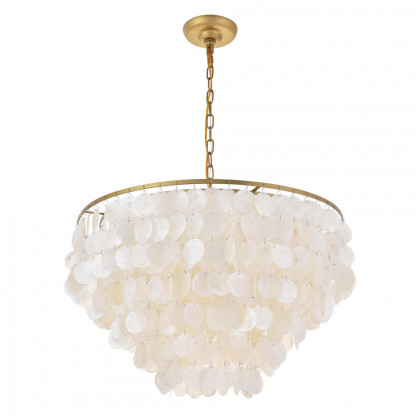 Elegant Selene 1 Light Pendant - Brass, L 24" (LD5050D24BR)