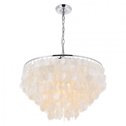 Elegant Selene 1 Light Pendant - Chrome, L 24" (LD5050D24C)