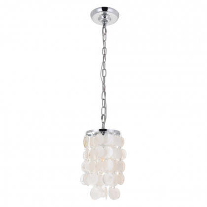 Elegant Selene 1 Light Pendant - Chrome, L 6" (LD5050D6C)