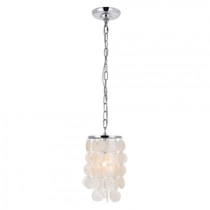 Elegant Selene 1 Light Pendant - Chrome, L 6" (LD5050D6C)