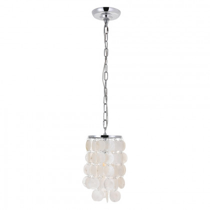 Elegant Selene 1 Light Pendant - Chrome, L 6" (LD5050D6C)