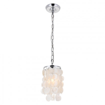 Elegant Selene 1 Light Pendant - Chrome, L 6" (LD5050D6C)