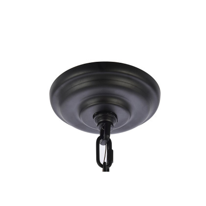 Elegant Rohan Chandelier - Matte Black, L 42" (LD5056D42MB)