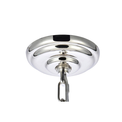 Elegant Rohan Chandelier - Polished Nickel, L 42" (LD5056D42PN)