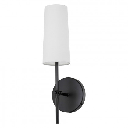 Elegant Mel 1 Light Wall Sconce - Black, L 4.75" (LD6004W5BK)