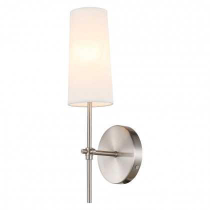 Elegant Mel 1 Light Wall Sconce - Burnished Nickel, L 4.75" (LD6004W5BN)
