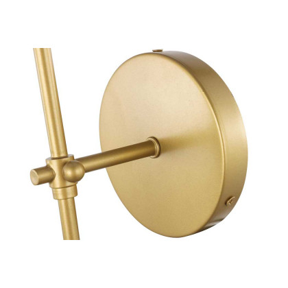 Elegant Mel 1 Light Wall Sconce - Brass, L 5.5" (LD6004W6BR)