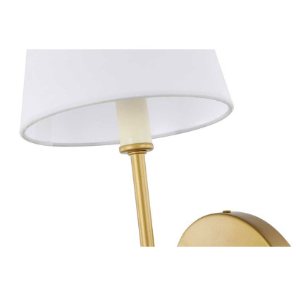 Elegant Mel 1 Light Wall Sconce - Brass, L 5.5" (LD6004W6BR)
