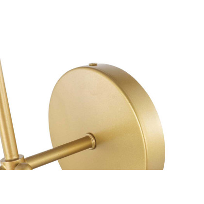 Elegant Mel 1 Light Wall Sconce - Brass, L 5.5" (LD6004W6BR)