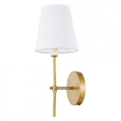 Elegant Mel 1 Light Wall Sconce - Brass, L 5.5" (LD6004W6BR)