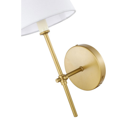 Elegant Mel 1 Light Wall Sconce - Brass, L 5.5" (LD6004W6BR)