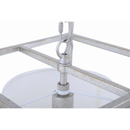 Elegant Pendant Light - Silver, L 12" (LD6005D12S)
