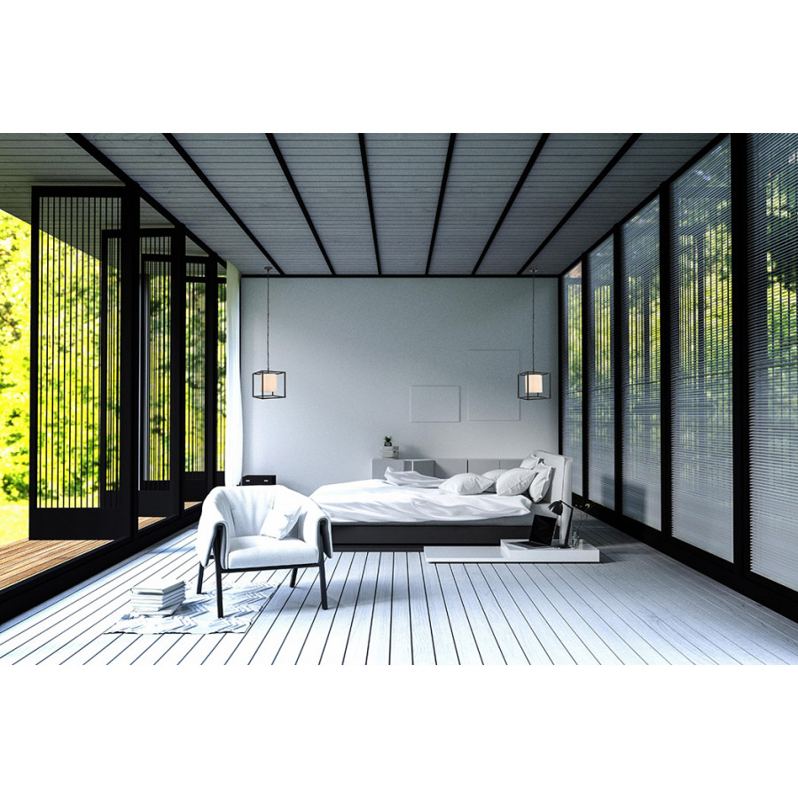 Elegant Pendant Light - Black, L 16" (LD6005D16BK)