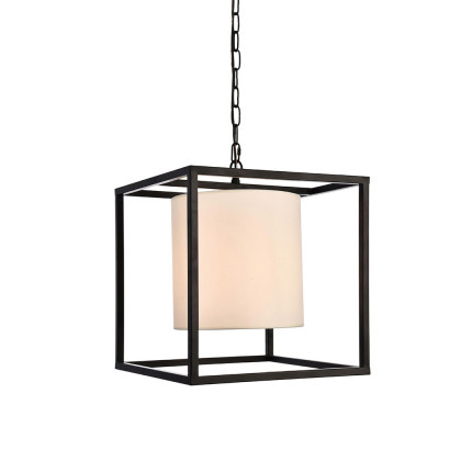 Elegant Pendant Light - Black, L 16" (LD6005D16BK)