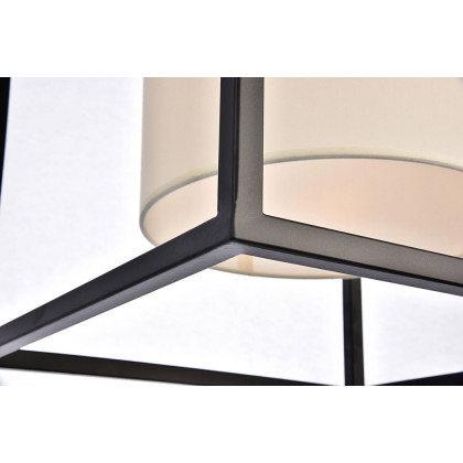 Elegant Pendant Light - Black, L 16" (LD6005D16BK)