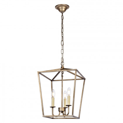 Elegant Maddox 1-Light Pendant - Silver, L 12.5" (LD6008D12S)