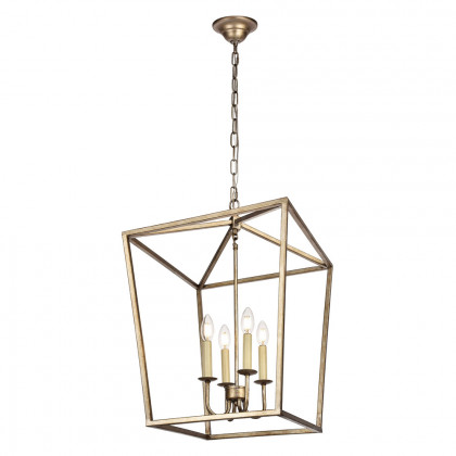 Elegant Maddox 1-Light Pendant - Silver, L 17" (LD6008D17S)