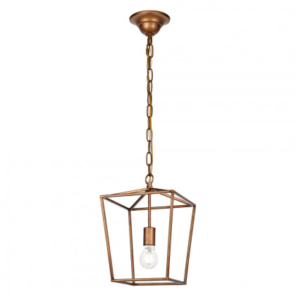 Elegant Maddox 1-Light Pendant - Gold, L 9" (LD6008D9G)