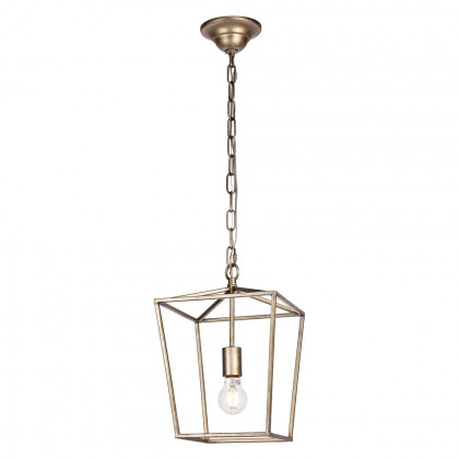 Elegant Maddox 1-Light Pendant - Silver, L 9" (LD6008D9S)