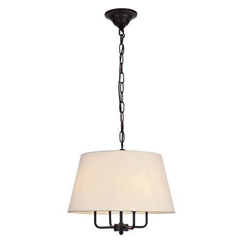 Elegant - Maple 4-Light Pendant (LD6009D17BK)