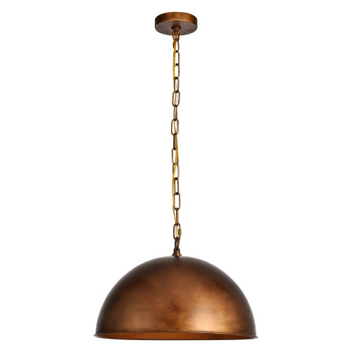 Elegant Pendant Light - Burnished Nickel, L 15" (LD6013D15BR)