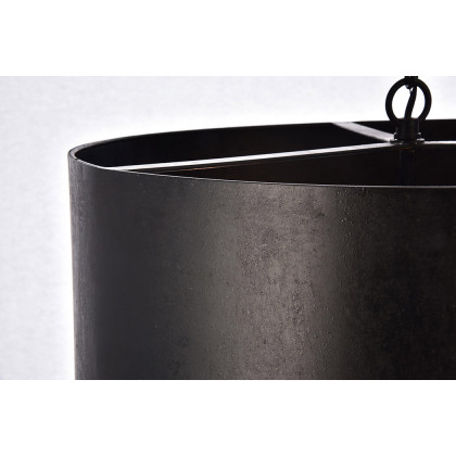 Elegant Miro 1-Light Pendant - Black, L 20" (LD6015D20BK)