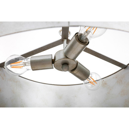 Elegant Miro 1-Light Pendant - Silver, L 20" (LD6015D20S)