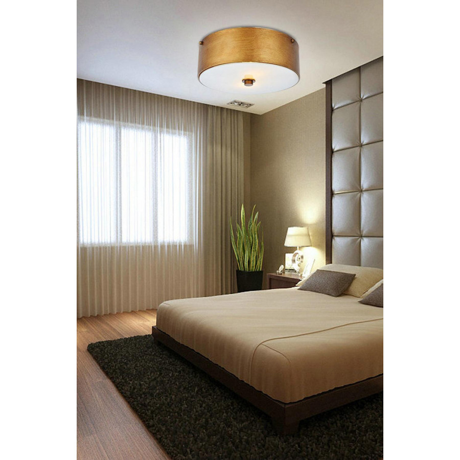 Elegant Flush Mount Light - Vintage Gold (LD6022)