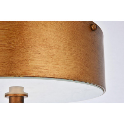 Elegant Flush Mount Light - Vintage Gold (LD6022)