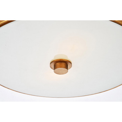 Elegant Flush Mount Light - Vintage Gold (LD6022)