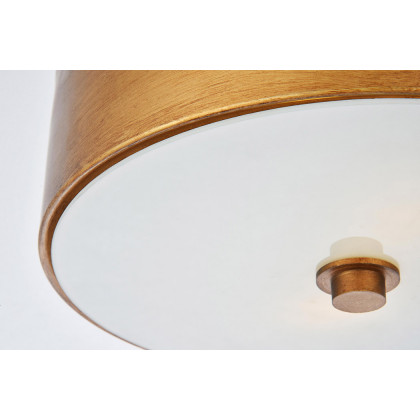 Elegant Flush Mount Light - Vintage Gold (LD6022)