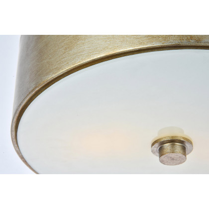 Elegant Flush Mount Light - Vintage Silver (LD6023)