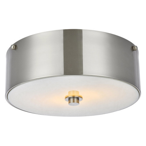 Elegant Flush Mount Light - Burnished Nickel (LD6025)