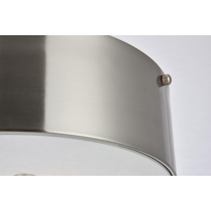 Elegant Flush Mount Light - Burnished Nickel (LD6025)