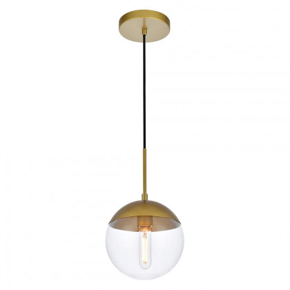 Elegant Pendant Light - Brass, L 8" (LD6031BR)