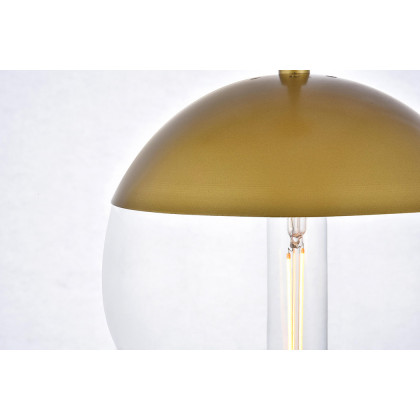 Elegant Pendant Light - Brass, L 8" (LD6031BR)