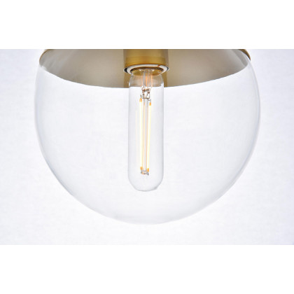 Elegant Pendant Light - Brass, L 8" (LD6031BR)