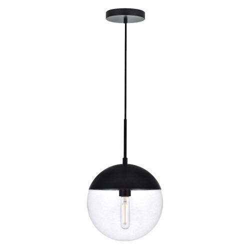 Elegant Pendant Light - Black, L 10" (LD6033BK)