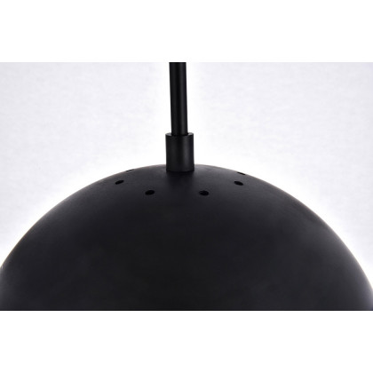 Elegant Pendant Light - Black, L 10" (LD6033BK)