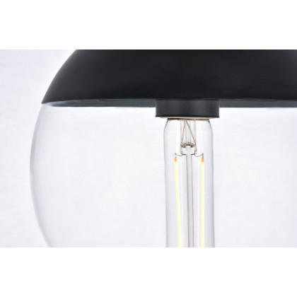 Elegant Pendant Light - Black, L 10" (LD6033BK)