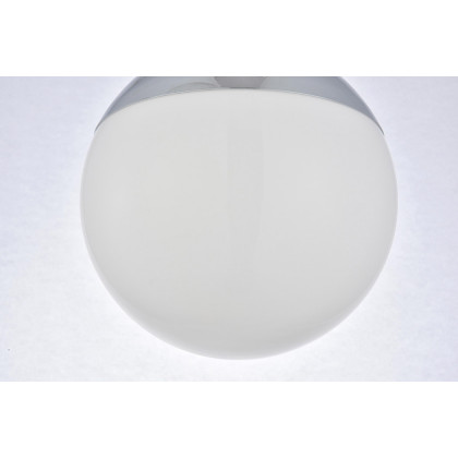 Elegant Pendant Light - Chrome/Glass Matte, L 10" (LD6034C)