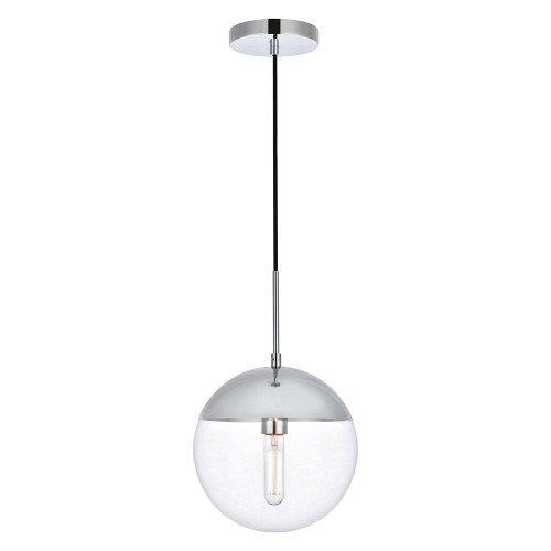 Elegant Pendant Light - Chrome, L 10" (LD6035C)